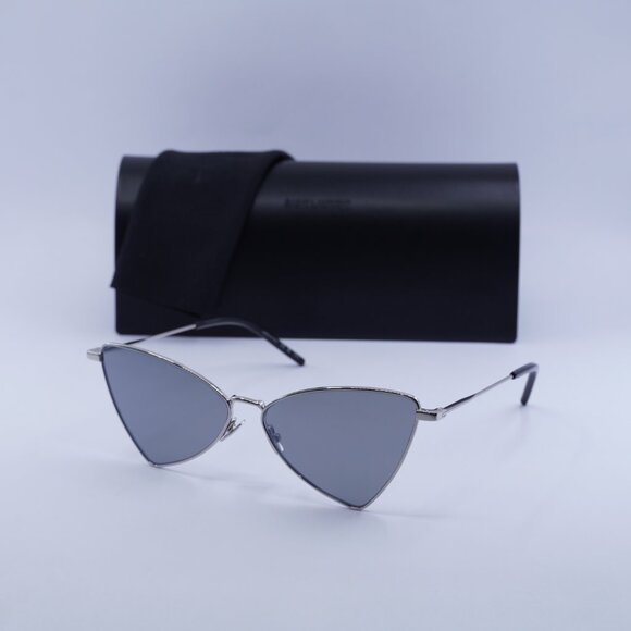 🕶️ New Saint Laurent SL303 JERRY 010 Sunglasses - Silver Frame, Grey Lenses - Picture 10 of 10